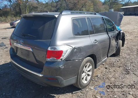 2011 Toyota Highlander Se V6 from USA, damaged, VIN 5TDZK3EH6BS039371